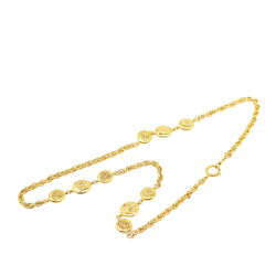 Chanel B Chanel Gold Gold Plated Metal Coco Mademoiselle Chain Necklace France