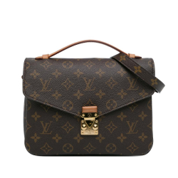 Louis Vuitton B Louis Vuitton Brown Monogram Canvas Canvas Monogram Pochette Metis France