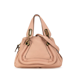 Chloé B Chloé Pink Salmon Calf Leather Small Paraty Satchel Italy