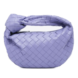 Bottega Veneta AB Bottega Veneta Purple Lavender Nappa Leather Leather Mini Nappa Intrecciato Jodie Italy