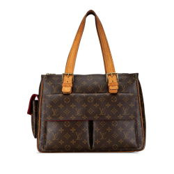 Louis Vuitton B Louis Vuitton Brown Monogram Canvas Canvas Monogram Multipli-Cite France