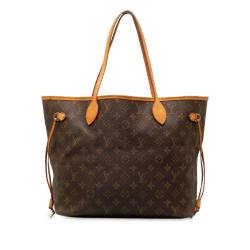 Louis Vuitton B Louis Vuitton Brown Monogram Canvas Canvas Monogram Neverfull MM Spain