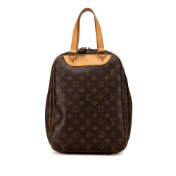 Louis Vuitton B Louis Vuitton Brown Monogram Canvas Canvas Monogram Excursion France