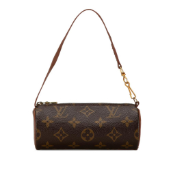 Louis Vuitton B Louis Vuitton Brown Monogram Canvas Canvas Monogram Papillon Pochette France