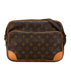 Louis Vuitton AB Louis Vuitton Brown Monogram Canvas Canvas Monogram Nil Crossbody Bag France