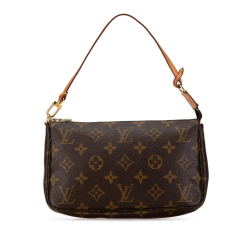 Louis Vuitton B Louis Vuitton Brown Monogram Canvas Canvas Monogram Pochette Accessoires France