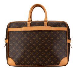 Louis Vuitton B Louis Vuitton Brown Monogram Canvas Canvas Monogram Porte Documents Voyage GM France