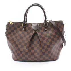 Louis Vuitton B Louis Vuitton Brown Damier Canvas Canvas Damier Ebene Siena MM France