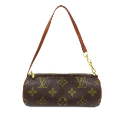 Louis Vuitton B Louis Vuitton Brown Monogram Canvas Canvas Monogram Papillon Pochette France