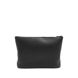 Louis Vuitton AB Louis Vuitton Black Calf Leather Dark Infinity Pochette Cosmos Italy