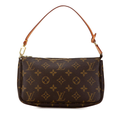 Louis Vuitton B Louis Vuitton Brown Monogram Canvas Canvas Monogram Pochette Accessoires France