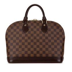 Louis Vuitton AB Louis Vuitton Brown Damier Canvas Canvas Damier Ebene Alma PM France