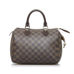 Louis Vuitton B Louis Vuitton Brown Damier Canvas Canvas Damier Ebene Speedy 25 France