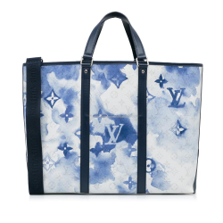 Louis Vuitton AB Louis Vuitton Blue Monogram Canvas Canvas Monogram Watercolor Weekend Tote PM Spain