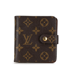 Louis Vuitton B Louis Vuitton Brown Monogram Canvas Canvas Monogram Compact Zippy Wallet Spain