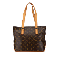 Louis Vuitton B Louis Vuitton Brown Monogram Canvas Canvas Monogram Cabas Piano France