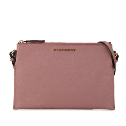 Burberry B Burberry Pink Calf Leather Peyton Crossbody Bag Romania