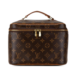 Louis Vuitton B Louis Vuitton Brown Monogram Canvas Canvas Monogram Nice BB Vanity Case Spain