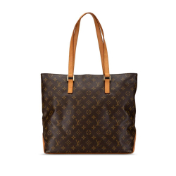 Louis Vuitton B Louis Vuitton Brown Monogram Canvas Canvas Monogram Cabas Mezzo France