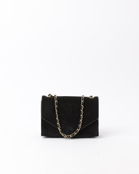 Chanel CC Suede Flap Bag