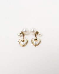 Christian Dior Tribales Heart Earrings