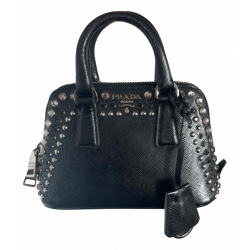 Prada Promenade Lackleder Handtasche schwarz