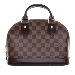 Louis Vuitton B Louis Vuitton Brown Damier Canvas Canvas Damier Ebene Alma BB France