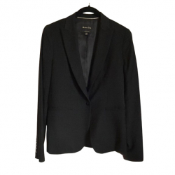 Massimo Dutti Black Blazer