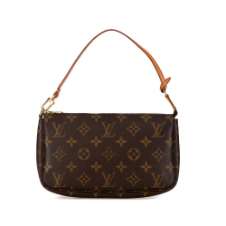 Louis Vuitton B Louis Vuitton Brown Monogram Canvas Canvas Monogram Pochette Accessoires France