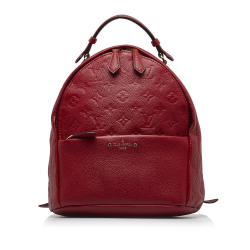 Louis Vuitton AB Louis Vuitton Red Monogram Empreinte Leather Sorbonne Spain