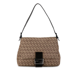 Fendi B Fendi Brown Light Brown Canvas Fabric Zucchino Mamma Forever Italy