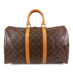 Louis Vuitton B Louis Vuitton Brown Monogram Canvas Canvas Monogram Keepall 45 France