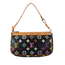 Louis Vuitton Black Monogram Multicolore Pochette Accessoires France