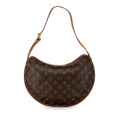 Louis Vuitton B Louis Vuitton Brown Monogram Canvas Canvas Monogram Croissant MM France