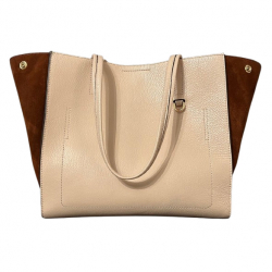 Banana Republic Leather & Seude Tote