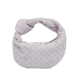 Bottega Veneta B Bottega Veneta Purple Light Purple Suede Leather Mini Intrecciato Jodie Italy