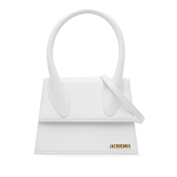 Jacquemus AB Jacquemus White Calf Leather Le Grand Chiquito Italy