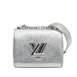 Louis Vuitton AB Louis Vuitton Silver Epi Leather Leather Epi Twist PM Italy