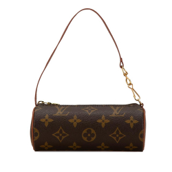 Louis Vuitton B Louis Vuitton Brown Monogram Canvas Canvas Monogram Papillon Pochette France