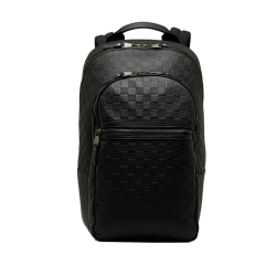 Louis Vuitton AB Louis Vuitton Black Calf Leather Damier Infini Michael France