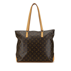 Louis Vuitton B Louis Vuitton Brown Monogram Canvas Canvas Monogram Cabas Mezzo France