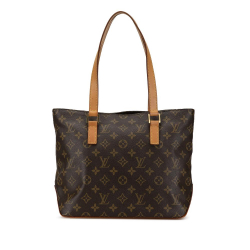 Louis Vuitton B Louis Vuitton Brown Monogram Canvas Canvas Monogram Cabas Piano United States