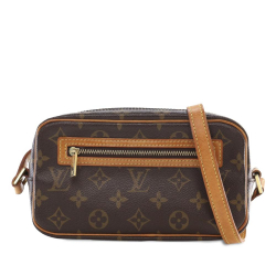 Louis Vuitton AB Louis Vuitton Brown Monogram Canvas Canvas Monogram Pochette Cite France