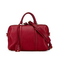 Louis Vuitton AB Louis Vuitton Red Calf Leather x Sofia Coppola SC PM France