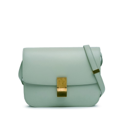 Celine AB Celine Green Mint Calf Leather Medium skin Classic Box Italy