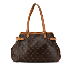 Louis Vuitton B Louis Vuitton Brown Monogram Canvas Canvas Monogram Batignolles Horizontal Spain