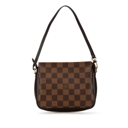 Louis Vuitton B Louis Vuitton Brown Damier Canvas Canvas Damier Ebene Trousse Pochette France