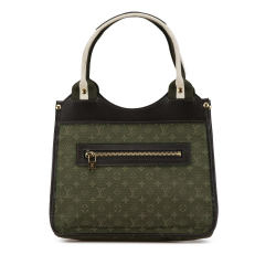 Louis Vuitton AB Louis Vuitton Green Canvas Fabric Monogram Mini Lin Kathleen France