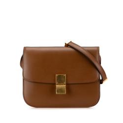 Celine B Celine Brown Calf Leather Medium skin Classic Box Italy