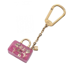 Louis Vuitton AB Louis Vuitton Pink Resin Plastic Inclusion Speedy Pomme D'Amour Bag Charm France